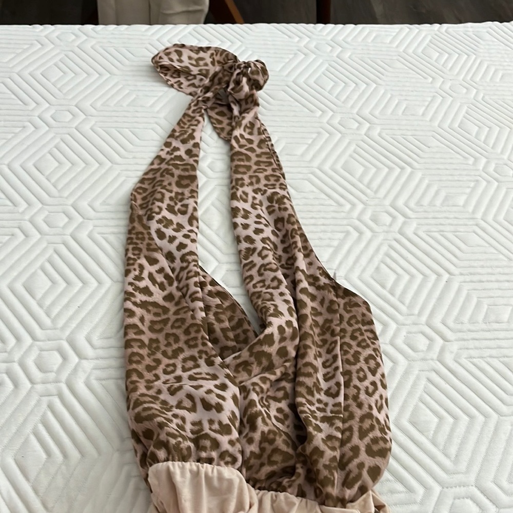 Bodysuit tan leopard